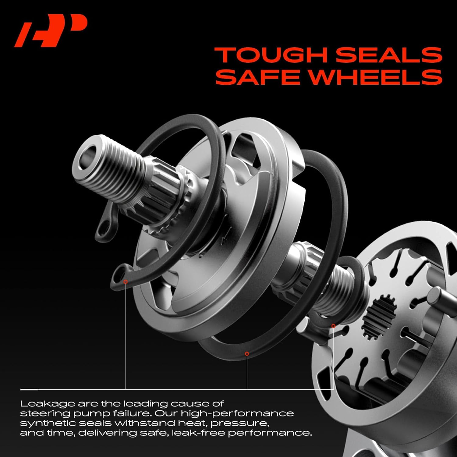 A-Premium Power Steering Pump, with Reservoir