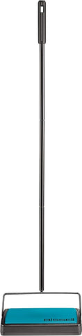 Bissell Easy Sweep Compact Carpet & Floor Sweeper, 2484A, Teal