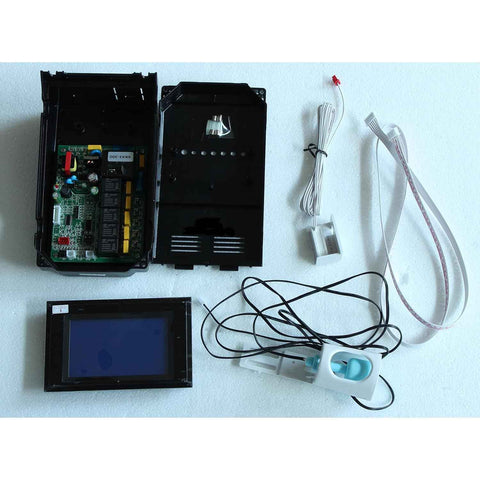 Commercial Ice Maker Control Board Kit 6-Part Set - 4.3inch Display Industrial Grade Controller Card Replacement for Vevor/Cotlin/Cooski/Major Chinese Brand Cube Ice Machines