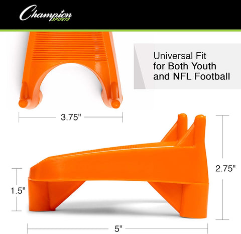 Champion Sports Football Kicking Tee – Heavy-Duty Kickoff Tee in Multiple Styles & Sizes