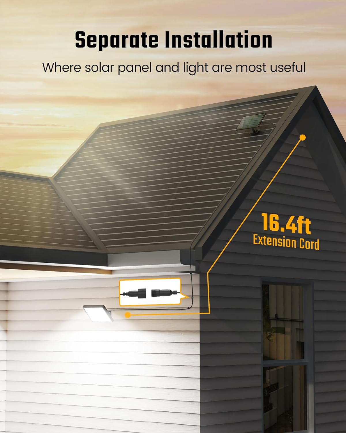 SUPERDANNY Solar Lights