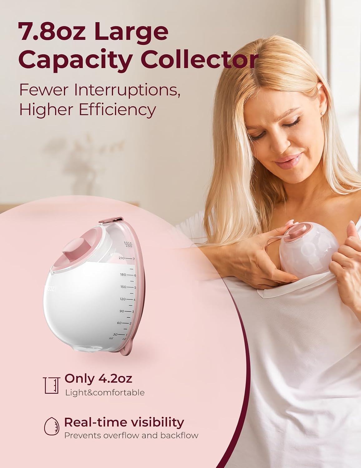 Momcozy V1 Pro Wearable Breast Pump, Hospital-Grade Pocket Primary Pump