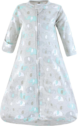 Hudson Baby Unisex Baby Cotton Long-Sleeve Wearable Sleeping Bag, Sack, Blanket