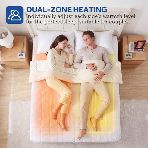 Sealy Electric Mattress Pad King Size 10 Heat Settings Machine Washable