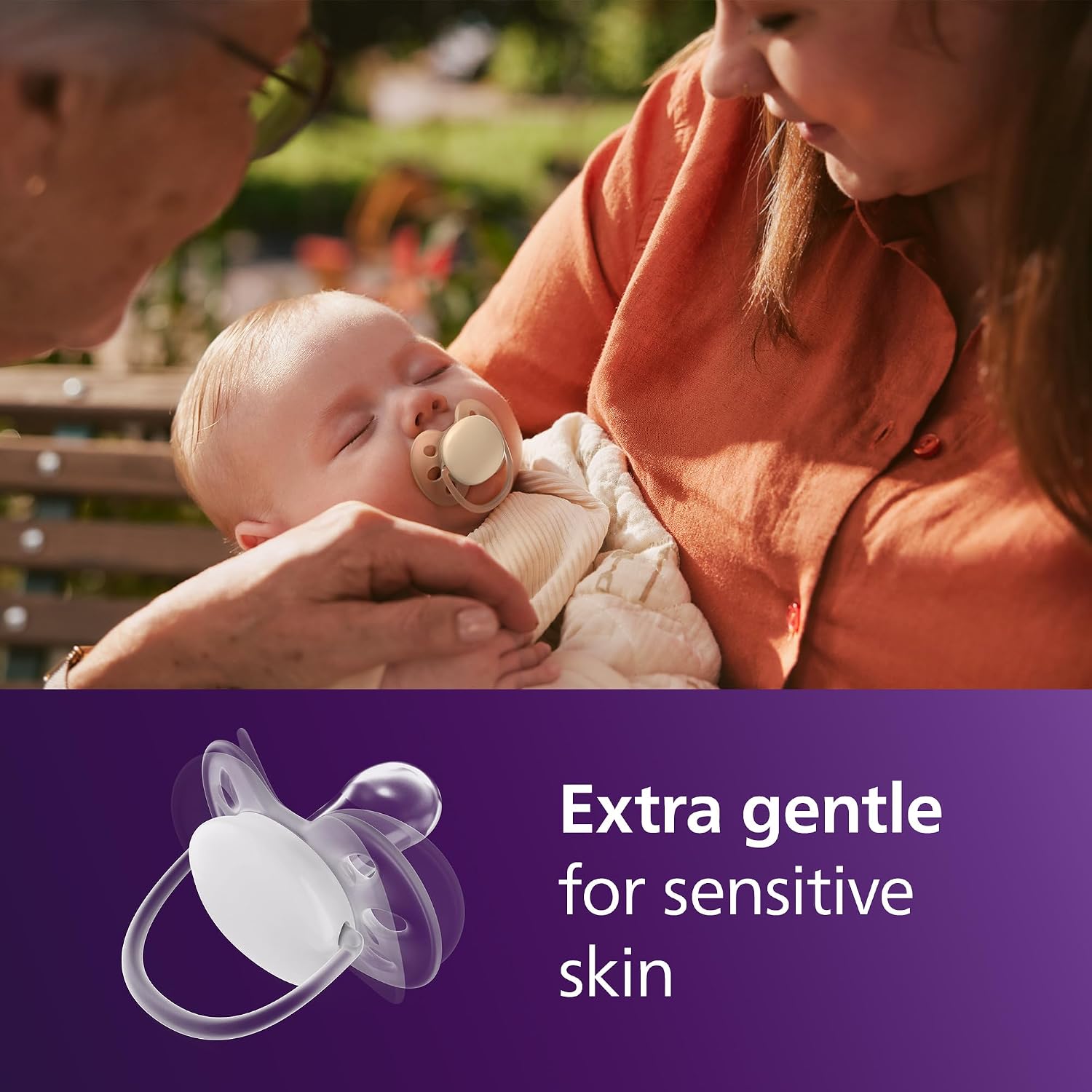 Philips Avent Ultra Soft Baby Pacifier, 0-6 Months, BPA-Free, 4-Pack