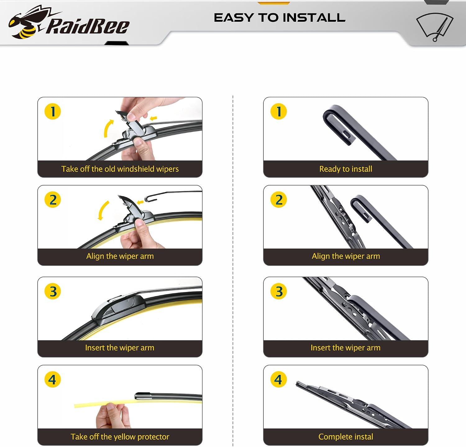Windshield Wiper Blades Replacement for