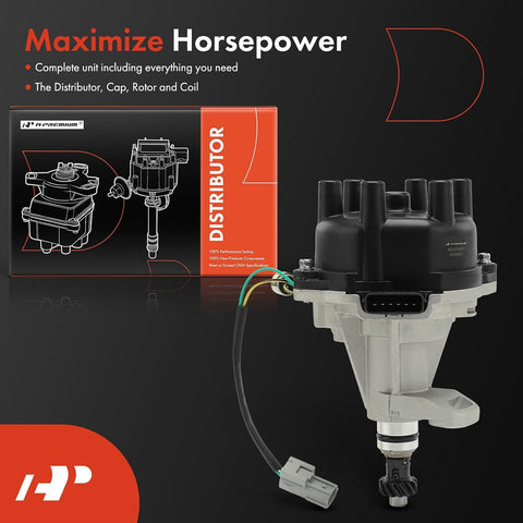 A-Premium Ignition Distributor with Cap and Rotor, 3.3L V6, 6+2 Blade
