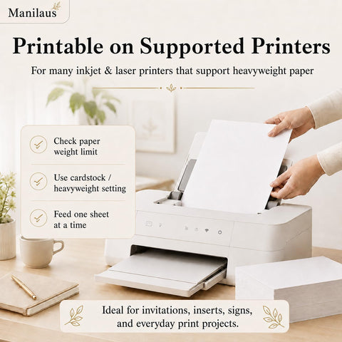 White Cardstock 8.5 x 11, Heavy 80 lb Card Stock Paper, 30 Sheets.