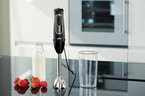 Braun MultiQuick 5 Hand Blender, w/Beaker and Whisk, 350W, Dual Speed