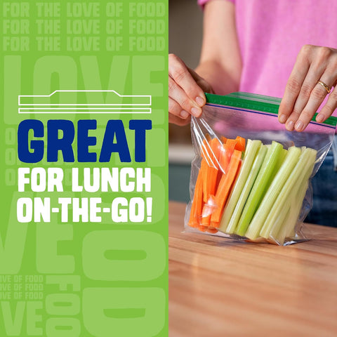 Ziploc Sandwich & Snack Bags, Food Storage, Easy Open & Close, 270 Count