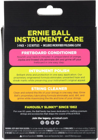 Ernie Ball Guitar Polish, Fretboard Conditioner, and String Cleaner with Polish Cloth