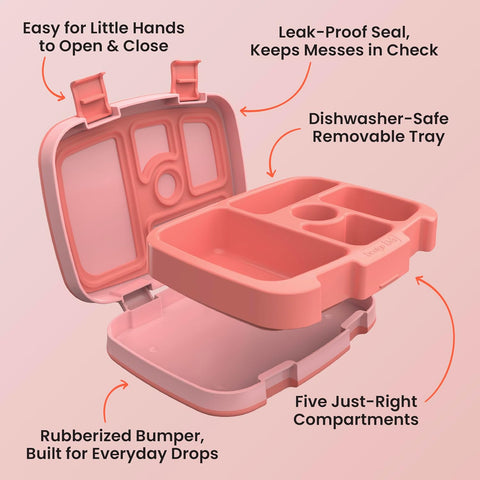 Bentgo Kids Bento-Style 5-Compartment Leak-Proof Lunch Box