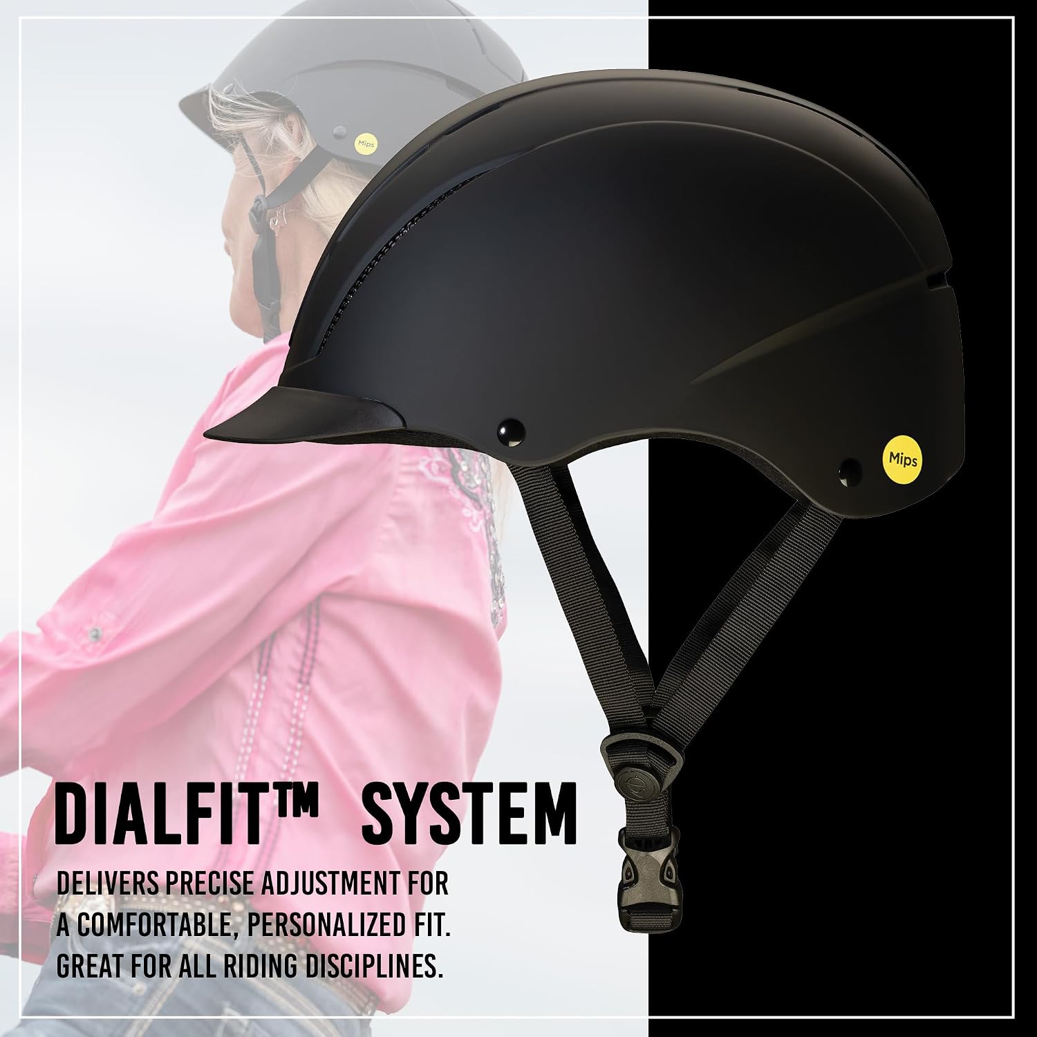 Troxel MIPS Full Coverage Horse Riding Helmet, Medium, 7-7-3/8