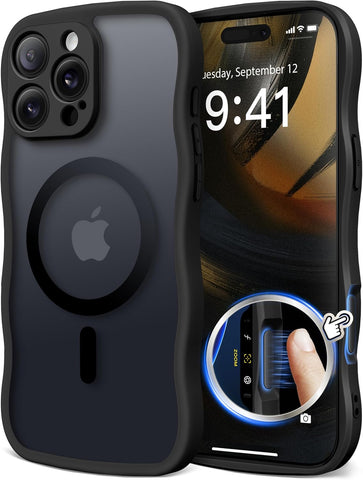 CAPRARO for iPhone 16 Pro Case for Women, Compatible with MagSafe