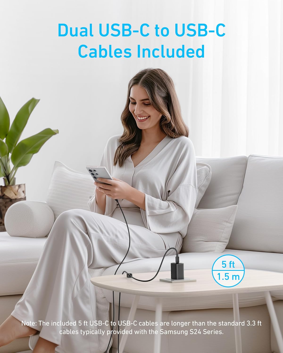 Anker 45W USB C Charger Block, 2-Pack Type C Charger Fast Charging