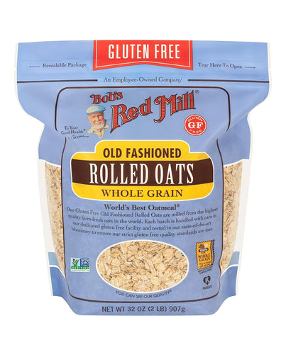 Bob's Red Mill Gluten Free Old Fashioned Rolled Oats, 32oz (4 Pack)