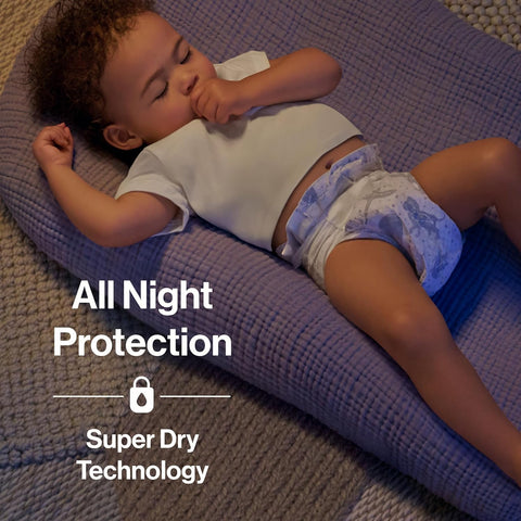 The Honest Company Overnight Diapers, Cozy Cloud, Size 3, 52 Count