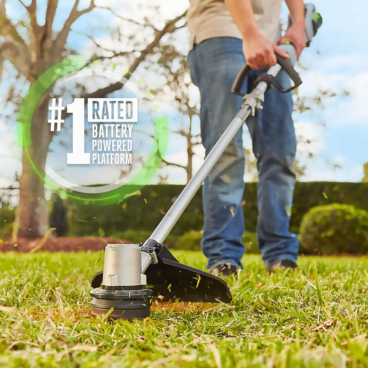 EGO Power+ 56-Volt 15" String Trimmer & 530 CFM Blower Combo Kit with 2.5Ah Battery and 210W Standard Charger, ST1502LB