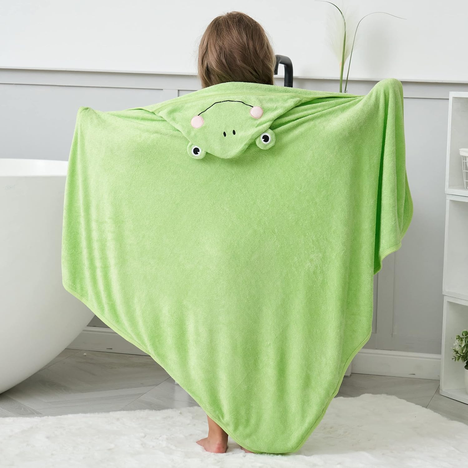 HIPHOP PANDA Ultra Soft Hooded Baby Towel - 2-Layer Thick 500GSM Absorbent