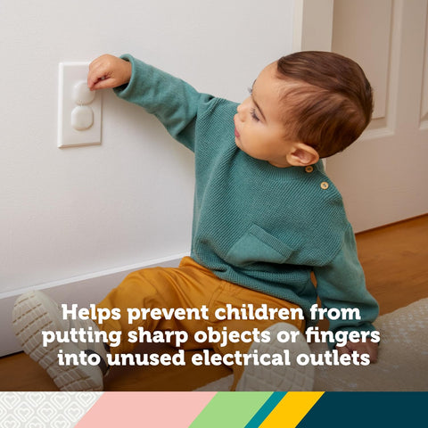 Safety 1st Electrical Outlet Baby Proof Covers, Secure Outlet Plugs, Baby Proofing, 36 Count