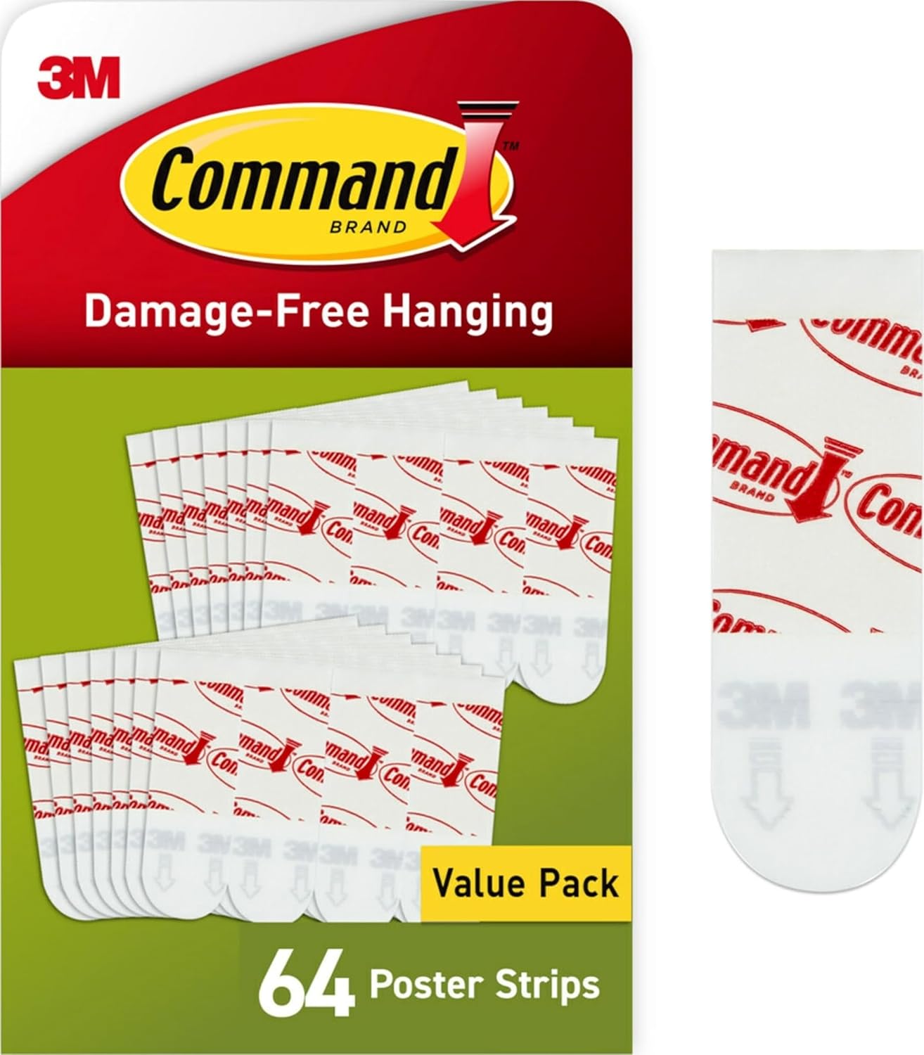 Command Poster Strips, 64 Strips