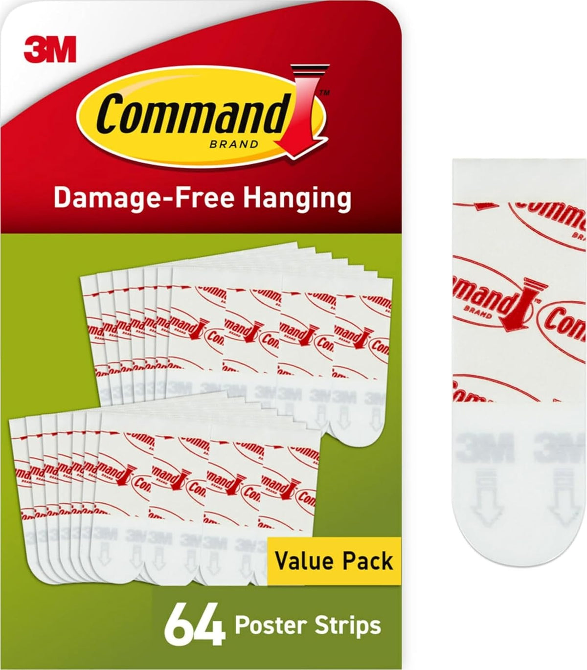 Command Poster Strips, 64 Strips