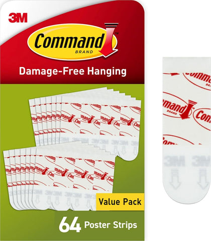 Command Poster Strips, 64 Strips