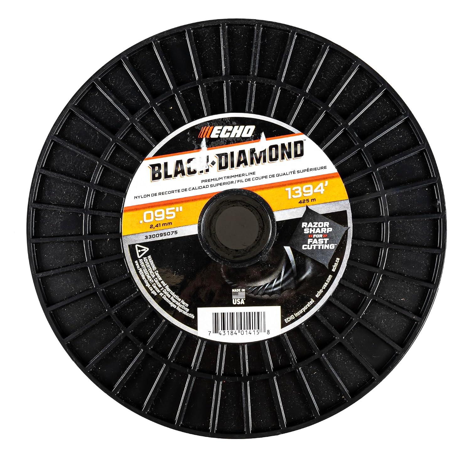 Trimmer Line, 0.095" Dia., 1394 ft. L