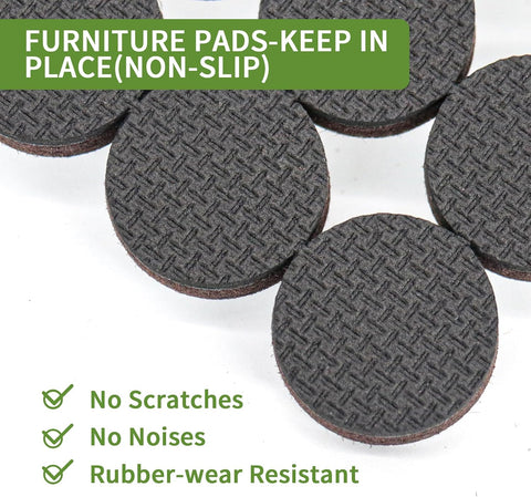 Non Slip Furniture Pads 36 PCS 1", Anti Slip Furniture Pads