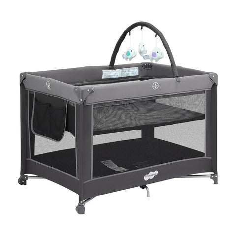 Pamo Babe Foldable Portable Baby Playard Crib for Toddlers