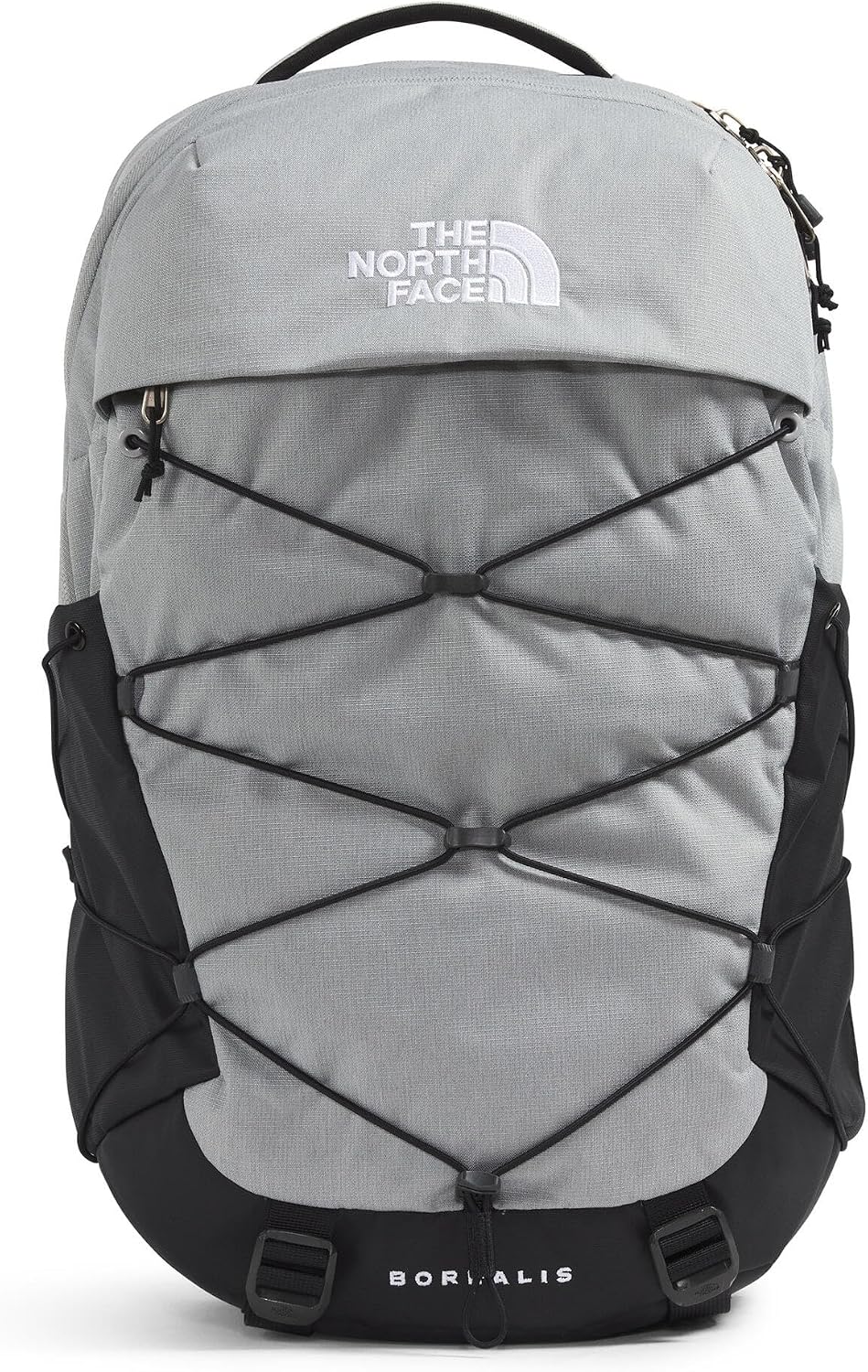 The North Face Borealis Laptop Pack, Meld Gy Dk Hth/TNF Blk-NPF, OSFA