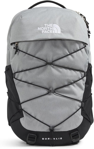 The North Face Borealis Laptop Pack, Meld Gy Dk Hth/TNF Blk-NPF, OSFA