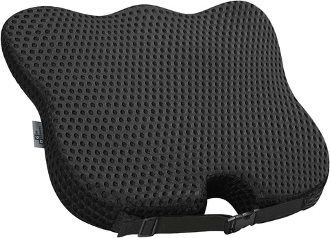 Wedge Car Seat Cushion for Driving for Better Visibility & Sciatica Relief