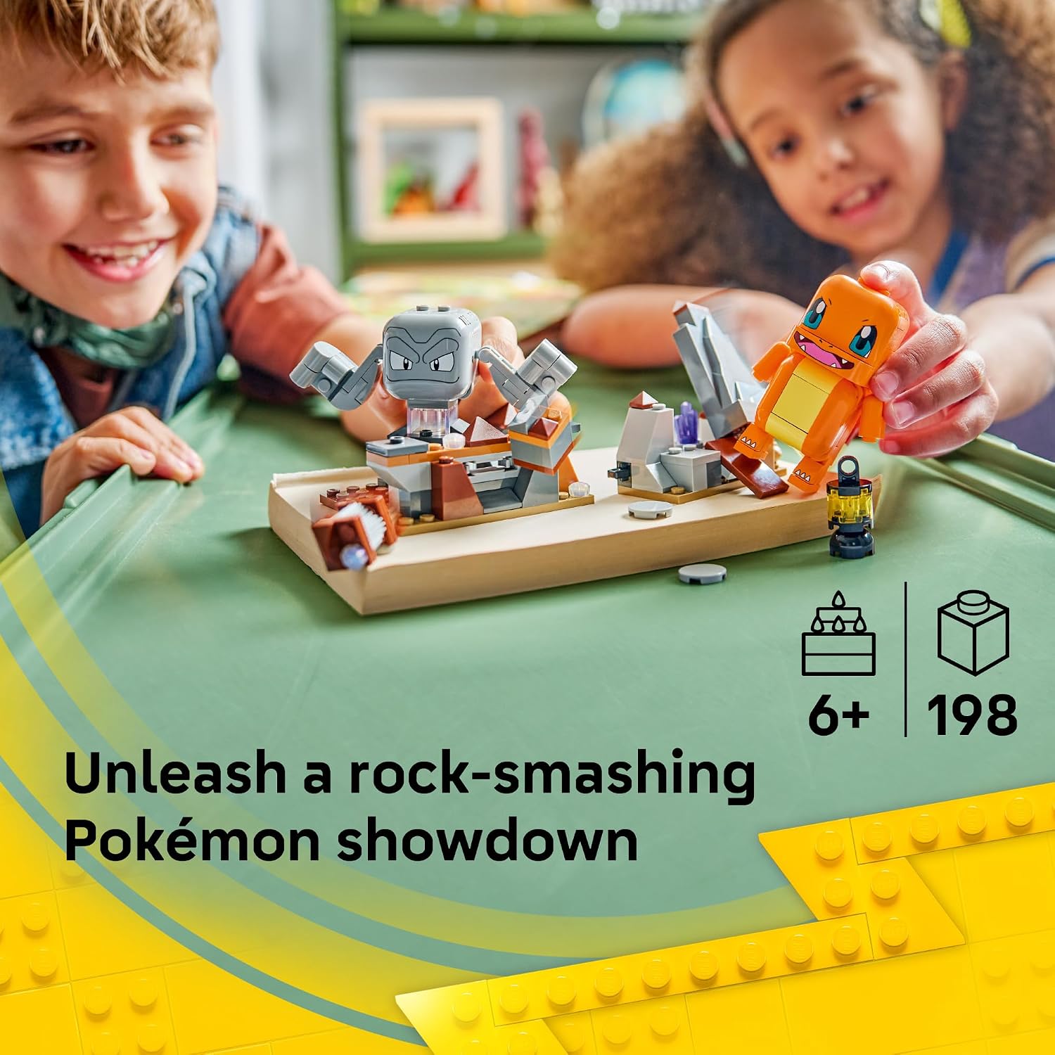 LEGO Pokémon SMART Play: Charmander and Geodude's Cavern Clash 72157