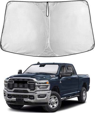 EcoNour Windshield Sunshade Compatible for Dodge Ram 1500 2019-2025 2026