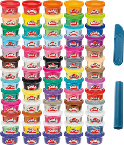 Play-Doh Ultimate Color Collection 65-Pack of 1-oz Cans, Includes Sparkle, Confetti & Color Burst, Back to School Classroom Supplies, Preschool Toys, Ages 2+ (Amazon Exclusive)