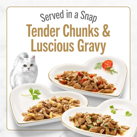 Purina Fancy Feast Petites Gravy Wet Cat Food Variety Pack, 2.8 oz, 24-Pack