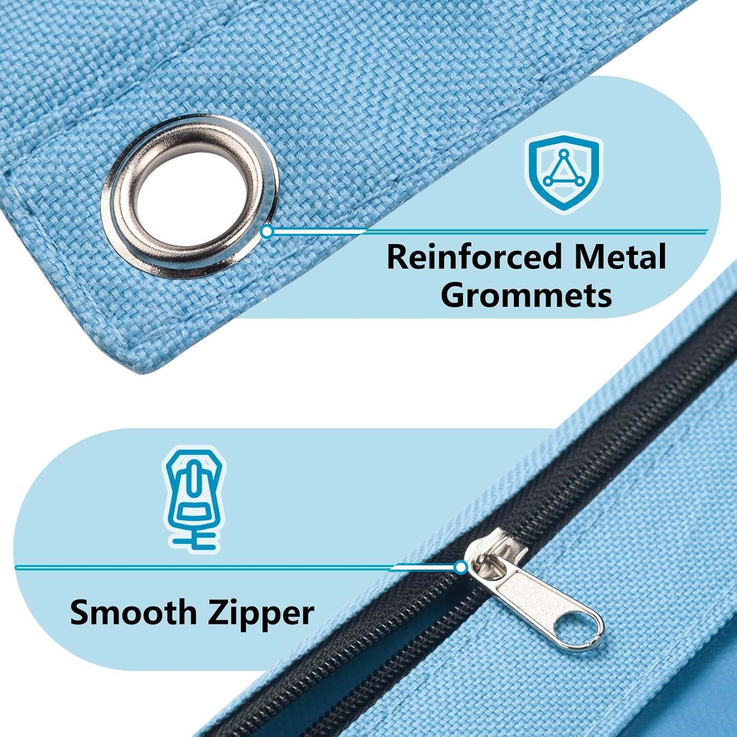 Forvencer Pencil Pouch for 3 Ring Binder, Large Pencil Case Pouch Binder