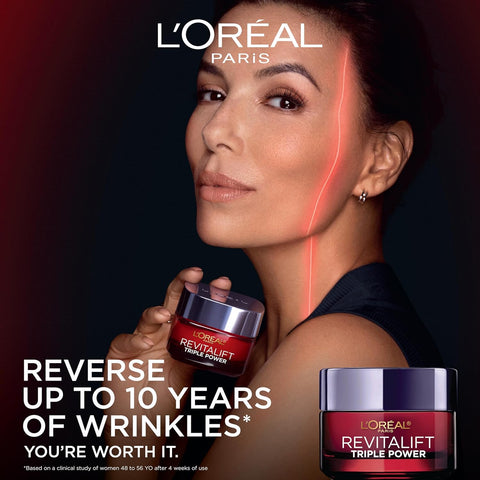L'Oreal Paris Revitalift Triple Power Face Cream, 2.55 oz