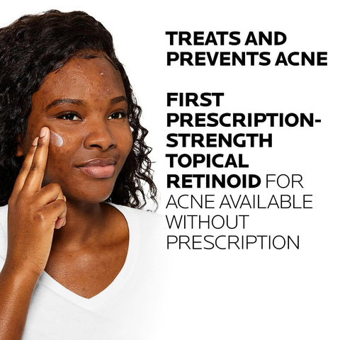 La Roche-Posay Effaclar Adapalene Gel 0.1% Acne Treatment, 1.6oz | Retinoid cream acne medication gel for blackheads and whiteheads. Oil free formula helps clear blemishes and clogged pores.