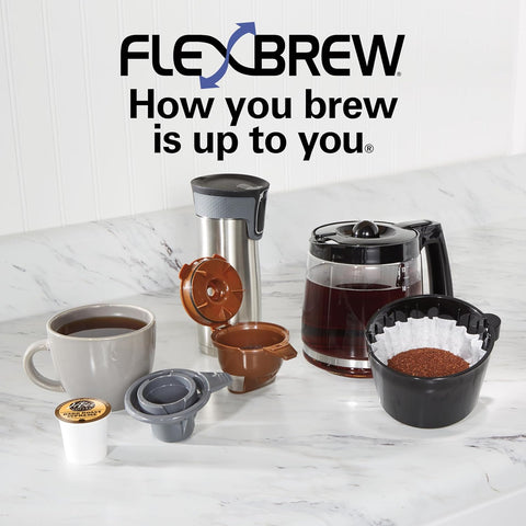 Hamilton Beach FlexBrew Trio 2-Way Drip & Single Serve Coffee Maker