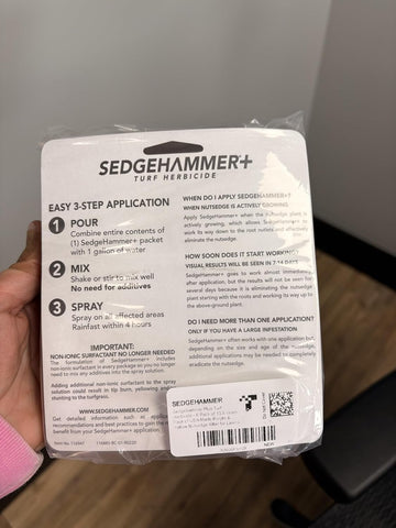 Sedgehammer Plus Turf Herbicide, Purple & Yellow Nutsedge Killer, 6pk