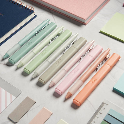 BLIEVE Bible Highlighters And Pens No Bleed, Chisel Tip & Rollerball Pens, Multicolor Ink, Comfort Grip & Fast Dry, Cute Bible Journaling (PASTEL)