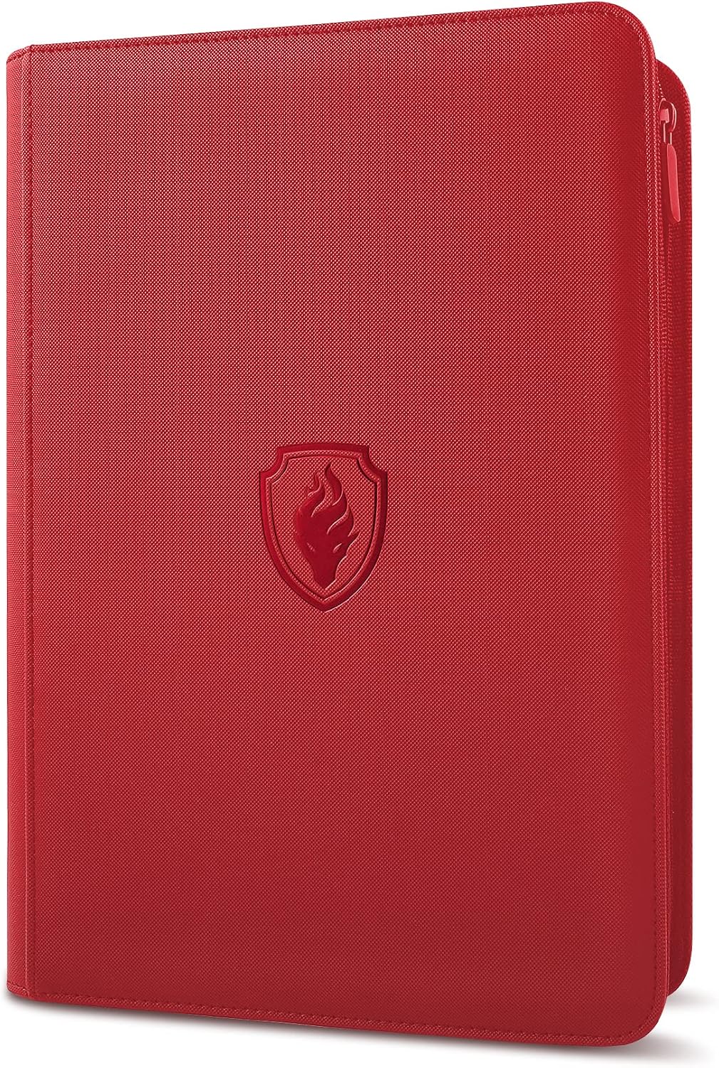 Premium Zip Card Binder, Fabmaker 9 Pocket Trading Card Binder PU Cover