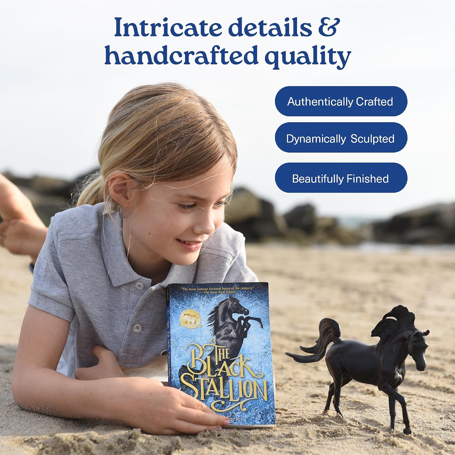 Breyer Black Stallion Horse & Book Set 6181, Black