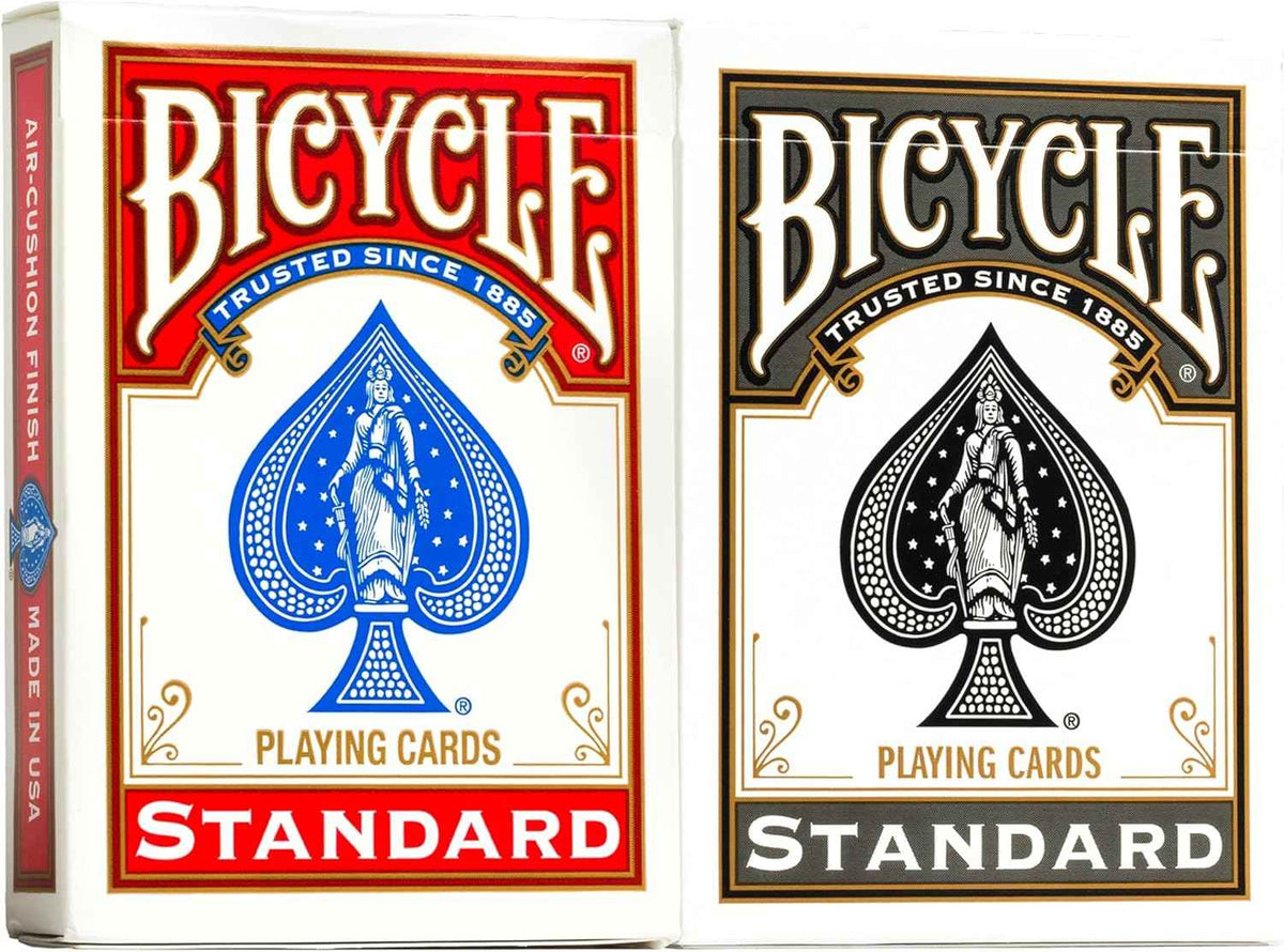 Bicycle Rider Back Playing Cards 2 Pack Red and Black Poker Size