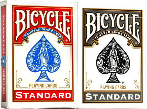 Bicycle Rider Back Playing Cards 2 Pack Red and Black Poker Size
