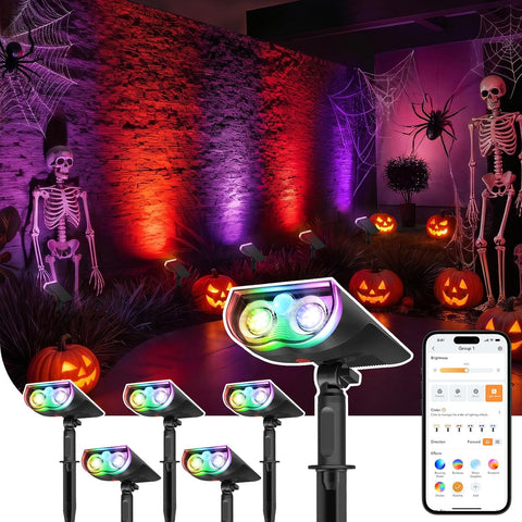 Linkind Smart Solar Lights SL5 with Motion Sensor, Halloween Lights Outdoor