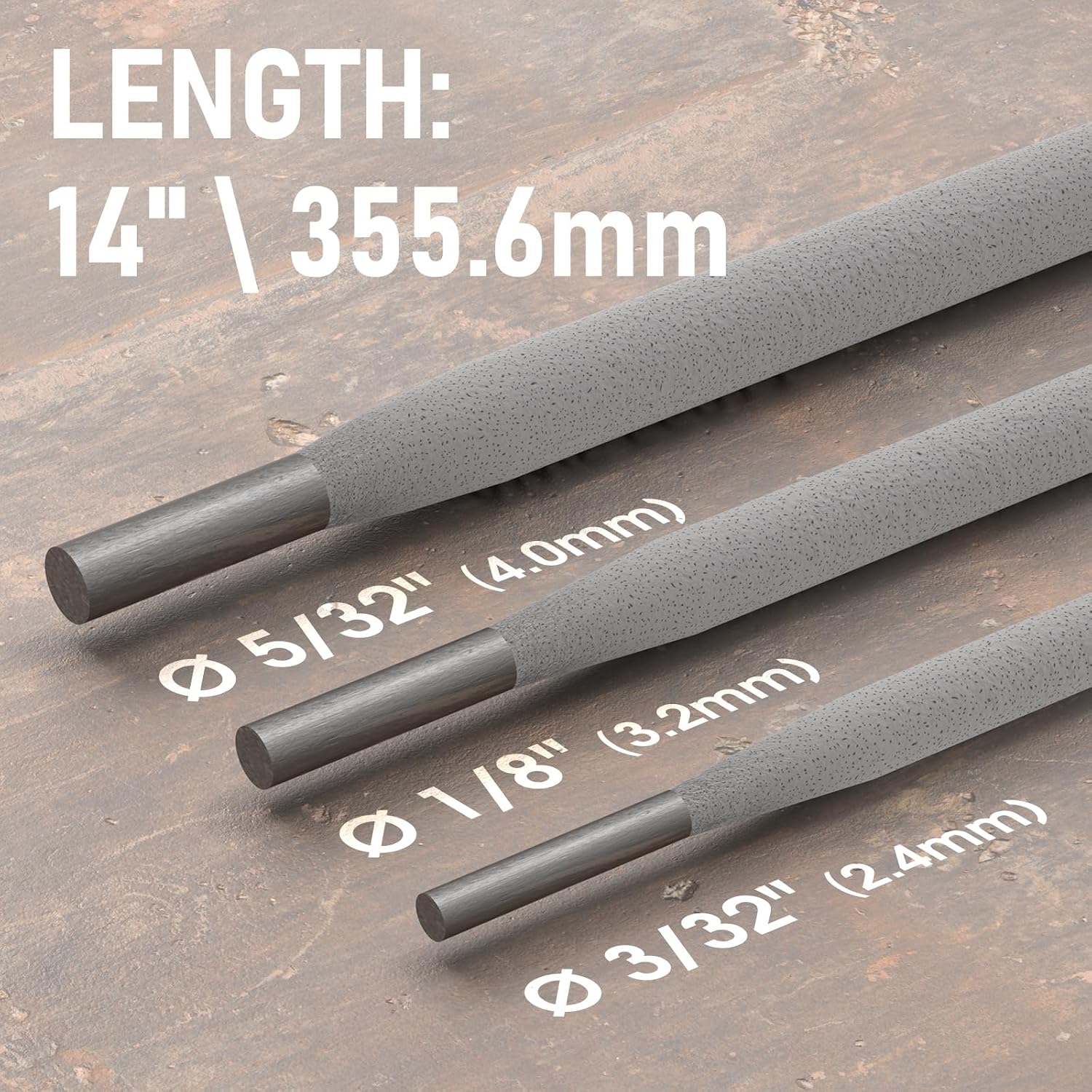 YESWELDER E6013 1/8'' 10LB Welding Rods Stick Electrodes