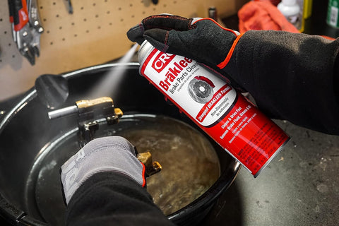 CRC Brakleen Brake Parts Cleaner Spray - Non-Flammable - 19 oz (12-Pack)